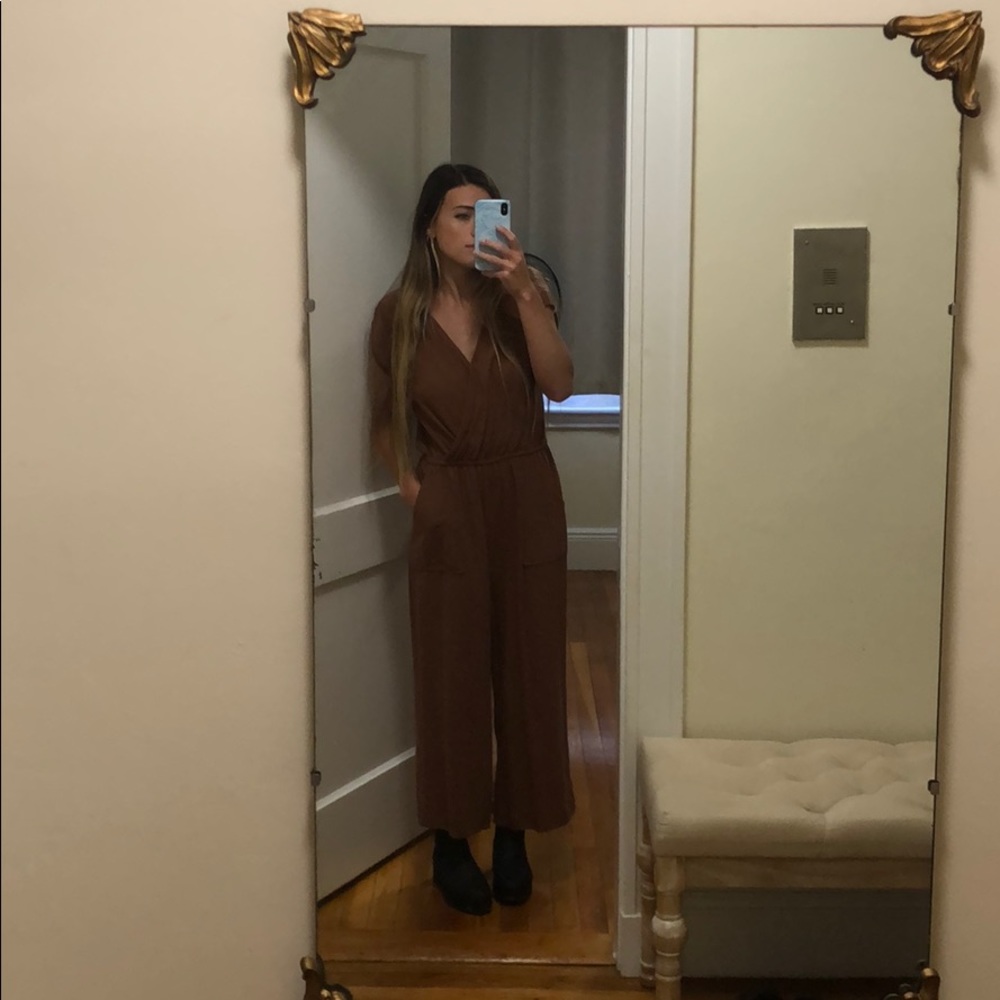 Brown jumpsuit